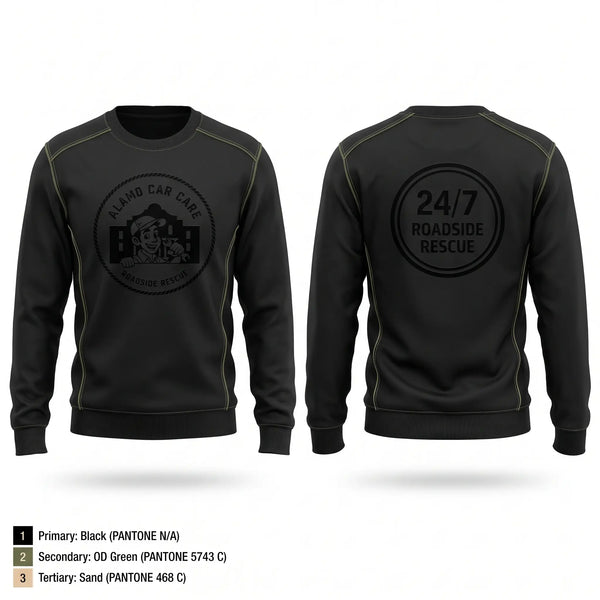Crew Neck Sweatshirt, Alamo car care, , Teamtime, Team time, sublimation, custom sports apparel, team uniforms, spirit wear, spiritwear, sports uniforms, custom shirts, team store, custom team store, fundraiser sports, apparel fundraiser