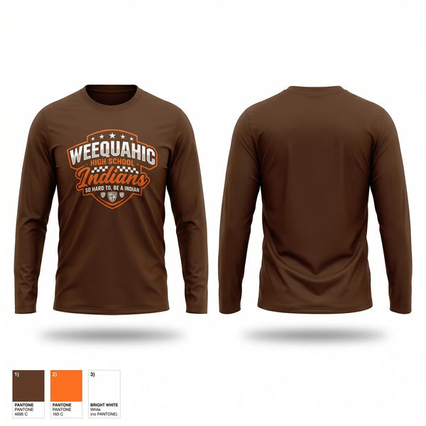 Long Sleeve Performance Shirt, Weequahic Indians, , Teamtime, Team time, sublimation, custom sports apparel, team uniforms, spirit wear, spiritwear, sports uniforms, custom shirts, team store, custom team store, fundraiser sports, apparel fundraiser