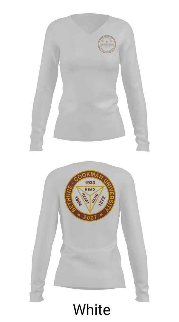 Womens Long Sleeve Vneck Shirt, Eagle Battalion, Army, Teamtime, Team time, sublimation, custom sports apparel, team uniforms, spirit wear, spiritwear, sports uniforms, custom shirts, team store, custom team store, fundraiser sports, apparel fundraiser