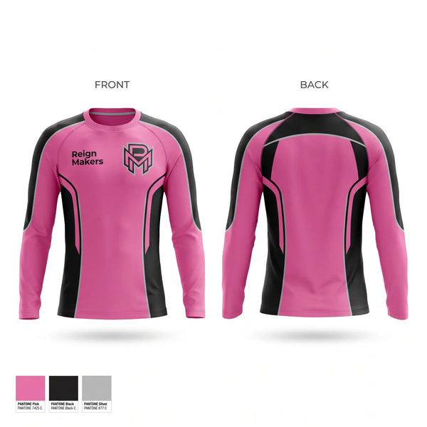 Long Sleeve Performance Shirt, Reign Makers, Women's Basketball, Teamtime, Team time, sublimation, custom sports apparel, team uniforms, spirit wear, spiritwear, sports uniforms, custom shirts, team store, custom team store, fundraiser sports, apparel fundraiser