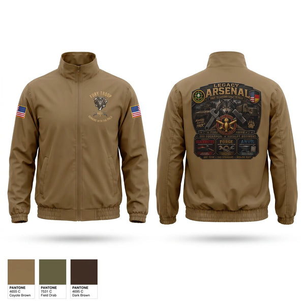 Windbreaker, Legacy 3/2 Fury Troop, Army, Teamtime, Team time, sublimation, custom sports apparel, team uniforms, spirit wear, spiritwear, sports uniforms, custom shirts, team store, custom team store, fundraiser sports, apparel fundraiser
