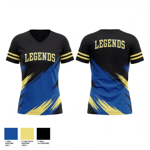Womens Short Sleeve Vneck Shirt, Carlsbad legends nm, Baseball, Teamtime, Team time, sublimation, custom sports apparel, team uniforms, spirit wear, spiritwear, sports uniforms, custom shirts, team store, custom team store, fundraiser sports, apparel fundraiser