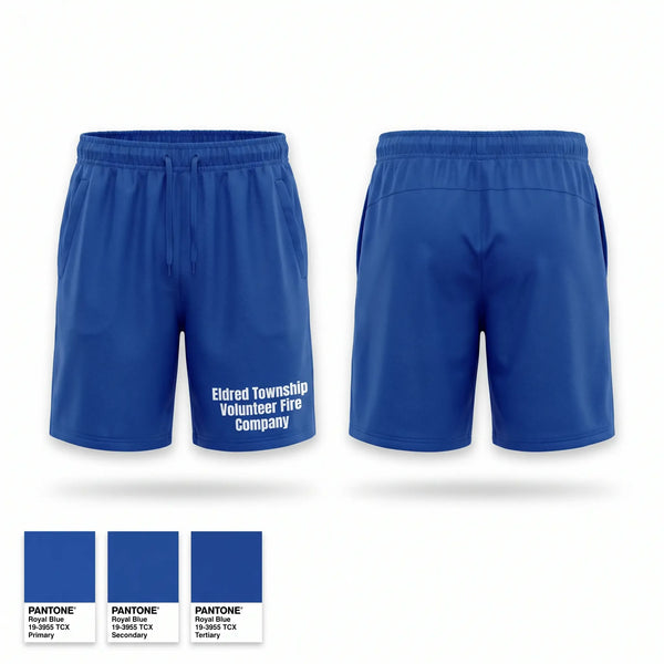 Athletic Shorts With Pockets, Eldred Township Volunteer Fire Company, Fire Department, Teamtime, Team time, sublimation, custom sports apparel, team uniforms, spirit wear, spiritwear, sports uniforms, custom shirts, team store, custom team store, fundraiser sports, apparel fundraiser