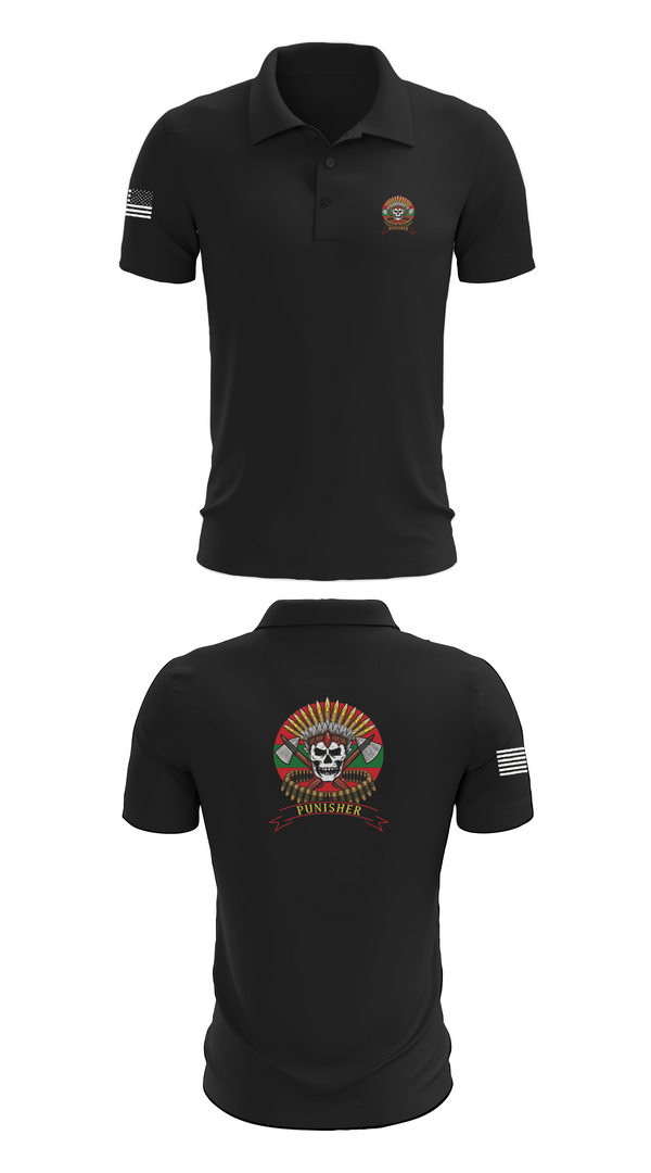 Short Sleeve Performance Polo, 1st Battalion 4th Infantry Regiment, Army, Teamtime, Team time, sublimation, custom sports apparel, team uniforms, spirit wear, spiritwear, sports uniforms, custom shirts, team store, custom team store, fundraiser sports, apparel fundraiser