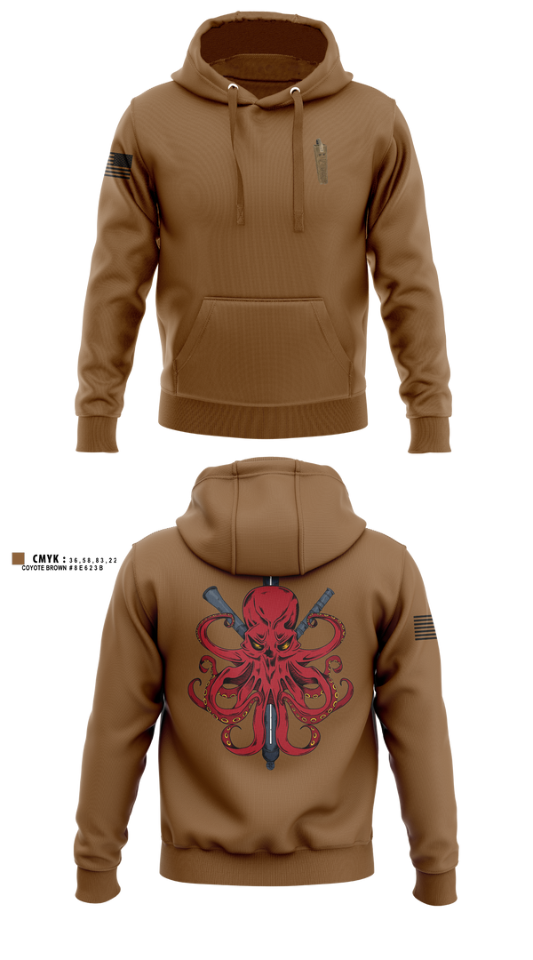 Hoodie, Kraken, Army, Teamtime, Team time, sublimation, custom sports apparel, team uniforms, spirit wear, spiritwear, sports uniforms, custom shirts, team store, custom team store, fundraiser sports, apparel fundraiser