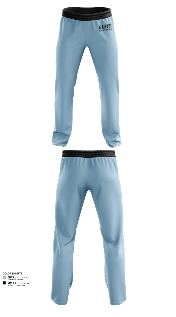 Sweatpants, Elite, Men's Basketball, Teamtime, Team time, sublimation, custom sports apparel, team uniforms, spirit wear, spiritwear, sports uniforms, custom shirts, team store, custom team store, fundraiser sports, apparel fundraiser