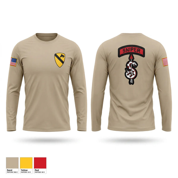 Long Sleeve Performance Shirt, 1st Cav, Army, Teamtime, Team time, sublimation, custom sports apparel, team uniforms, spirit wear, spiritwear, sports uniforms, custom shirts, team store, custom team store, fundraiser sports, apparel fundraiser