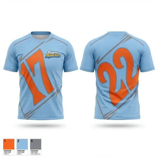 Short Sleeve Performance Shirt, Satsuma Bayou Brawlers, Softball, Teamtime, Team time, sublimation, custom sports apparel, team uniforms, spirit wear, spiritwear, sports uniforms, custom shirts, team store, custom team store, fundraiser sports, apparel fundraiser