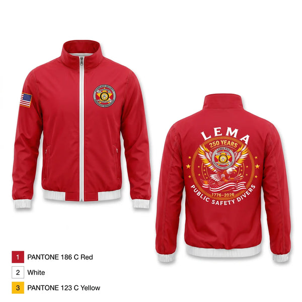 Windbreaker, LEMA Public Safety Divers, EMS/EMT, Teamtime, Team time, sublimation, custom sports apparel, team uniforms, spirit wear, spiritwear, sports uniforms, custom shirts, team store, custom team store, fundraiser sports, apparel fundraiser