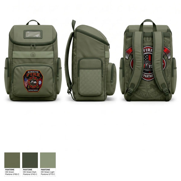 Gear Bag, Burdette Fire Department, Fire Department, Teamtime, Team time, sublimation, custom sports apparel, team uniforms, spirit wear, spiritwear, sports uniforms, custom shirts, team store, custom team store, fundraiser sports, apparel fundraiser