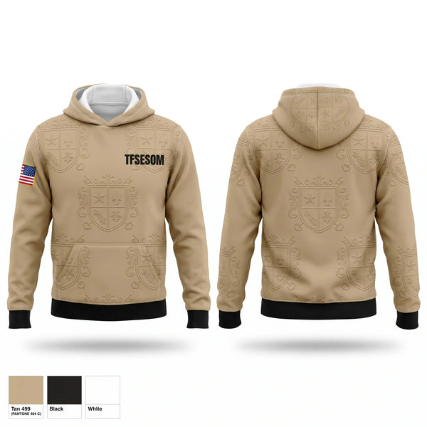 Hoodie, TFSE-SOM, Army, Teamtime, Team time, sublimation, custom sports apparel, team uniforms, spirit wear, spiritwear, sports uniforms, custom shirts, team store, custom team store, fundraiser sports, apparel fundraiser