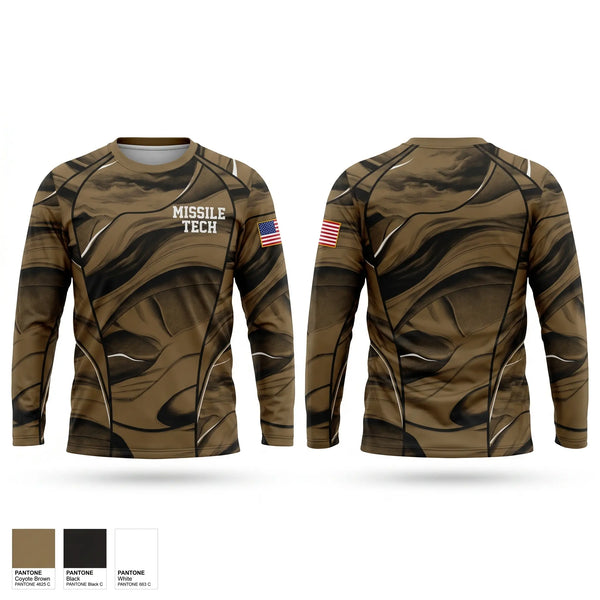 Long Sleeve Performance Shirt, Missile tech, Navy, Teamtime, Team time, sublimation, custom sports apparel, team uniforms, spirit wear, spiritwear, sports uniforms, custom shirts, team store, custom team store, fundraiser sports, apparel fundraiser