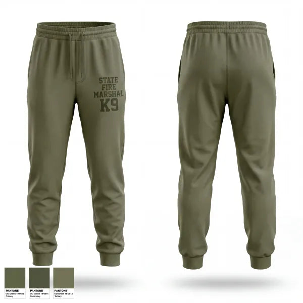 Sweatpants, State Fire Marshal K9, Police, Teamtime, Team time, sublimation, custom sports apparel, team uniforms, spirit wear, spiritwear, sports uniforms, custom shirts, team store, custom team store, fundraiser sports, apparel fundraiser