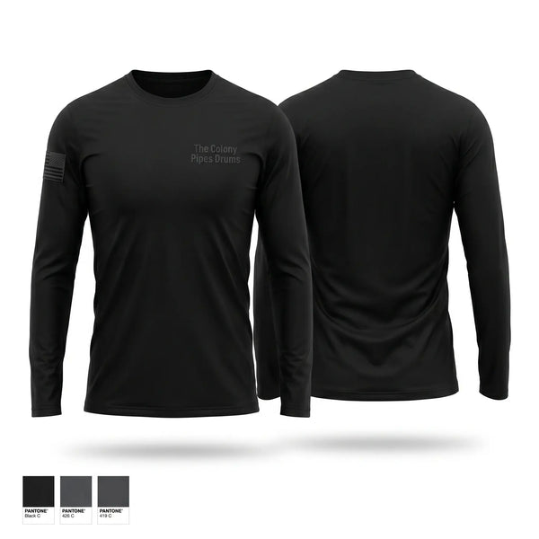 Long Sleeve Performance Shirt, The Colony Pipes & Drums, Fire Department, Teamtime, Team time, sublimation, custom sports apparel, team uniforms, spirit wear, spiritwear, sports uniforms, custom shirts, team store, custom team store, fundraiser sports, apparel fundraiser