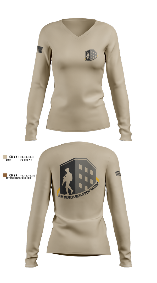 Womens Long Sleeve Vneck Shirt, 1-2 ABMP, , Teamtime, Team time, sublimation, custom sports apparel, team uniforms, spirit wear, spiritwear, sports uniforms, custom shirts, team store, custom team store, fundraiser sports, apparel fundraiser