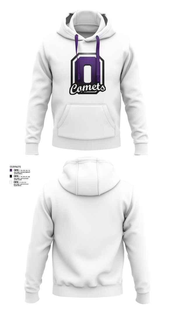 Hoodie, Oakwood Comets, , Teamtime, Team time, sublimation, custom sports apparel, team uniforms, spirit wear, spiritwear, sports uniforms, custom shirts, team store, custom team store, fundraiser sports, apparel fundraiser
