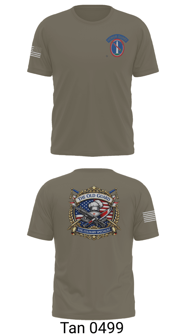 Old School Cotton Feel Shirt, 529th 4-3 Battalion The Old Guard, Army, Teamtime, Team time, sublimation, custom sports apparel, team uniforms, spirit wear, spiritwear, sports uniforms, custom shirts, team store, custom team store, fundraiser sports, apparel fundraiser