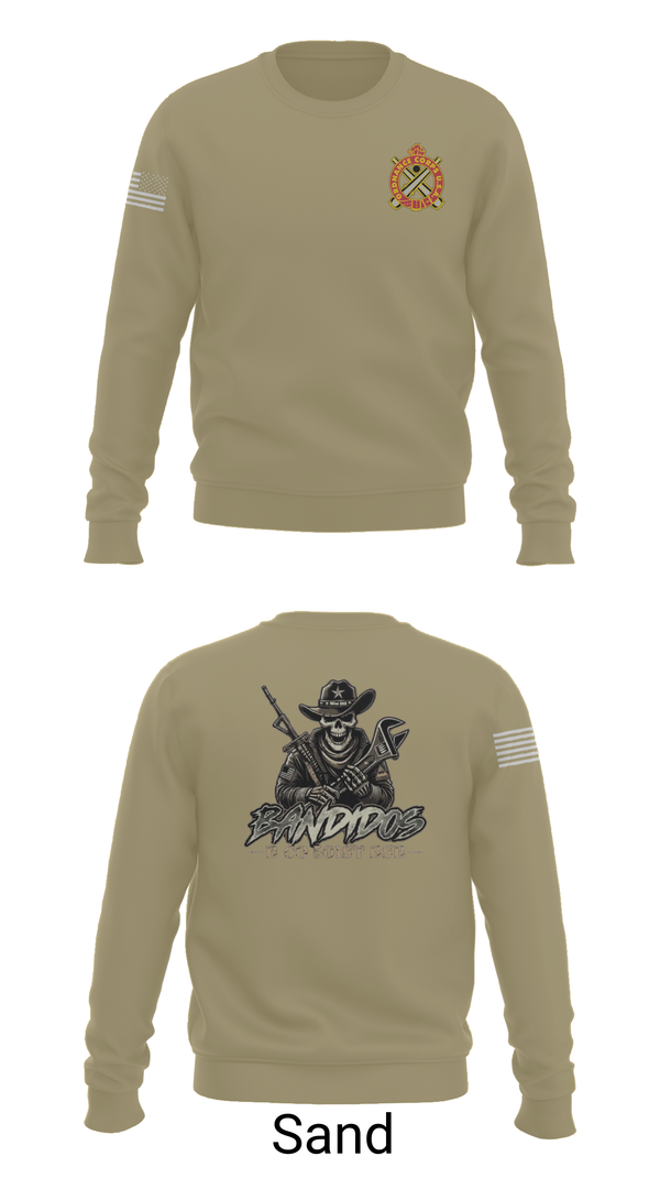 Crew Neck Sweatshirt, 501st BSB, B Company, , Teamtime, Team time, sublimation, custom sports apparel, team uniforms, spirit wear, spiritwear, sports uniforms, custom shirts, team store, custom team store, fundraiser sports, apparel fundraiser