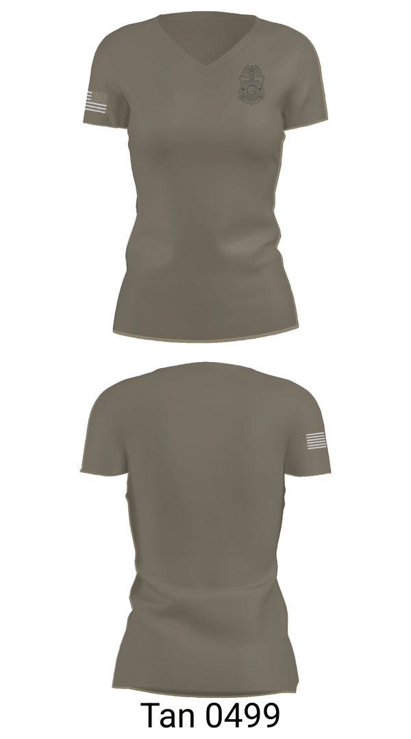 Womens Short Sleeve Vneck Shirt, Field Intelligence Unit, Police, Teamtime, Team time, sublimation, custom sports apparel, team uniforms, spirit wear, spiritwear, sports uniforms, custom shirts, team store, custom team store, fundraiser sports, apparel fundraiser