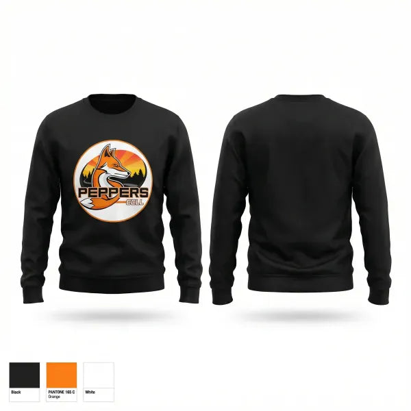 Crew Neck Sweatshirt, Peppers, Softball, Teamtime, Team time, sublimation, custom sports apparel, team uniforms, spirit wear, spiritwear, sports uniforms, custom shirts, team store, custom team store, fundraiser sports, apparel fundraiser