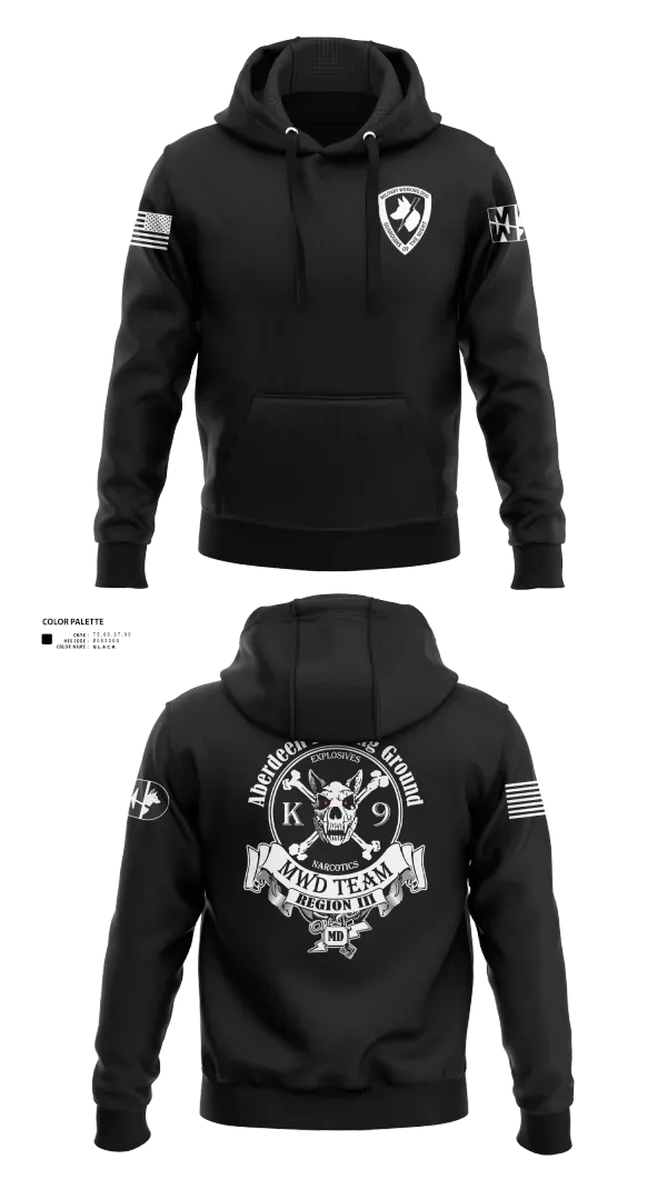 Hoodie, Aberdeen Proving Ground Police Department, Police, Teamtime, Team time, sublimation, custom sports apparel, team uniforms, spirit wear, spiritwear, sports uniforms, custom shirts, team store, custom team store, fundraiser sports, apparel fundraiser