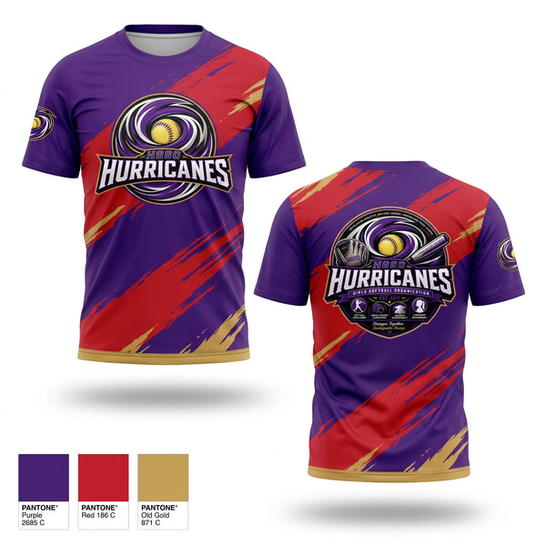Short Sleeve Performance Shirt, Hurricanes, Softball, Teamtime, Team time, sublimation, custom sports apparel, team uniforms, spirit wear, spiritwear, sports uniforms, custom shirts, team store, custom team store, fundraiser sports, apparel fundraiser
