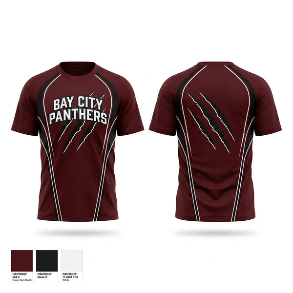 Short Sleeve Performance Shirt, Bay city panthers, Softball, Teamtime, Team time, sublimation, custom sports apparel, team uniforms, spirit wear, spiritwear, sports uniforms, custom shirts, team store, custom team store, fundraiser sports, apparel fundraiser
