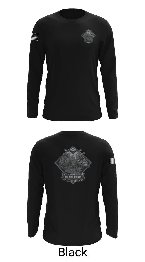 Long Sleeve Performance Shirt, Pulaski County SRT, Fire Department, Teamtime, Team time, sublimation, custom sports apparel, team uniforms, spirit wear, spiritwear, sports uniforms, custom shirts, team store, custom team store, fundraiser sports, apparel fundraiser