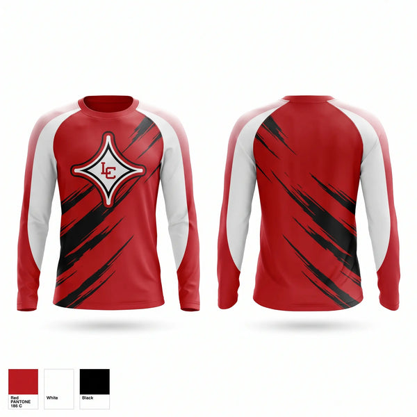 Long Sleeve Performance Shirt, Red Devils, Women's Basketball, Teamtime, Team time, sublimation, custom sports apparel, team uniforms, spirit wear, spiritwear, sports uniforms, custom shirts, team store, custom team store, fundraiser sports, apparel fundraiser