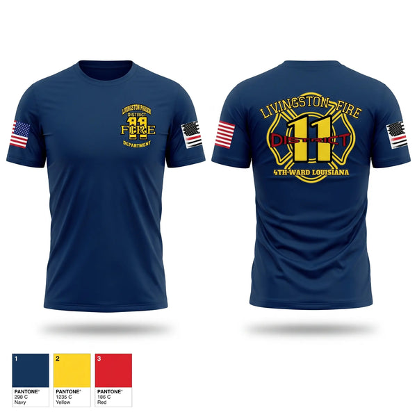 Short Sleeve Performance Shirt, LPFD 11, Fire Department, Teamtime, Team time, sublimation, custom sports apparel, team uniforms, spirit wear, spiritwear, sports uniforms, custom shirts, team store, custom team store, fundraiser sports, apparel fundraiser