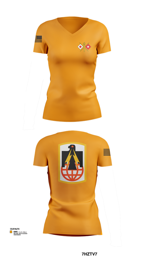Womens Short Sleeve Vneck Shirt, 57th ESB, , Teamtime, Team time, sublimation, custom sports apparel, team uniforms, spirit wear, spiritwear, sports uniforms, custom shirts, team store, custom team store, fundraiser sports, apparel fundraiser