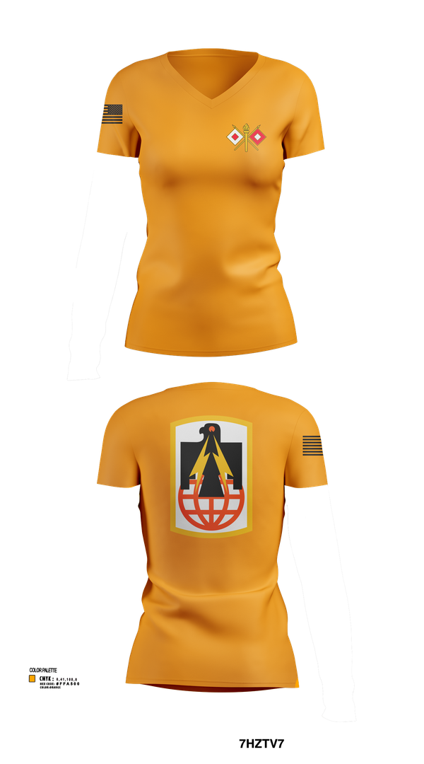 Womens Short Sleeve Vneck Shirt, 57th ESB, , Teamtime, Team time, sublimation, custom sports apparel, team uniforms, spirit wear, spiritwear, sports uniforms, custom shirts, team store, custom team store, fundraiser sports, apparel fundraiser