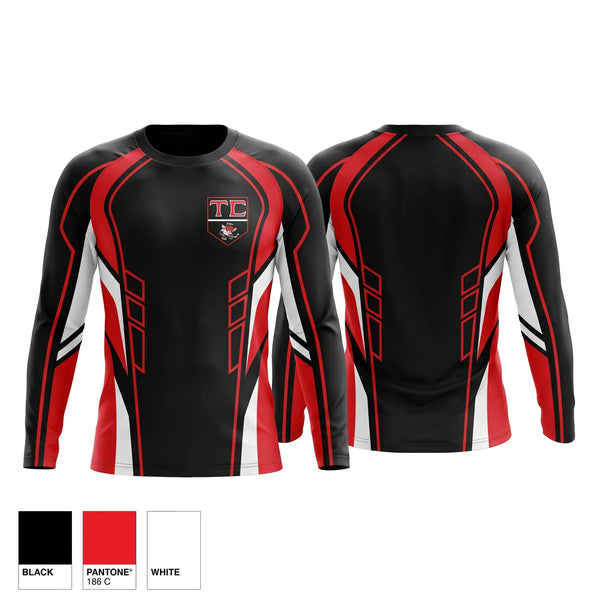 Long Sleeve Performance Shirt, Tri County Saints, Ice Hockey, Teamtime, Team time, sublimation, custom sports apparel, team uniforms, spirit wear, spiritwear, sports uniforms, custom shirts, team store, custom team store, fundraiser sports, apparel fundraiser