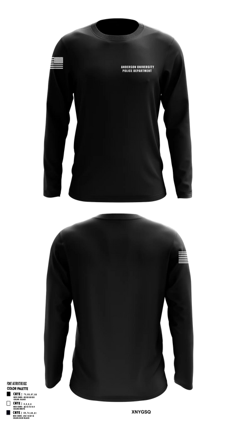 Long Sleeve Performance Shirt, Anderson University Police Department, Police, Teamtime, Team time, sublimation, custom sports apparel, team uniforms, spirit wear, spiritwear, sports uniforms, custom shirts, team store, custom team store, fundraiser sports, apparel fundraiser