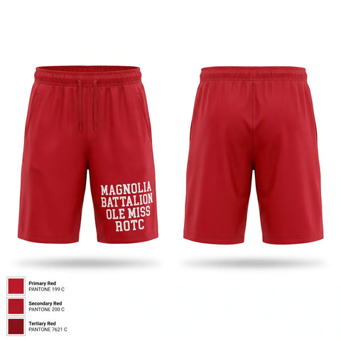 Athletic Shorts With Pockets, Magnolia Battalion Ole Miss ROTC, Army, Teamtime, Team time, sublimation, custom sports apparel, team uniforms, spirit wear, spiritwear, sports uniforms, custom shirts, team store, custom team store, fundraiser sports, apparel fundraiser
