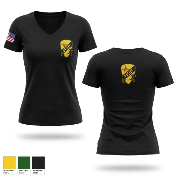 Womens Short Sleeve Vneck Shirt, 1st Air Cavalry Brigade H2F, Army, Teamtime, Team time, sublimation, custom sports apparel, team uniforms, spirit wear, spiritwear, sports uniforms, custom shirts, team store, custom team store, fundraiser sports, apparel fundraiser