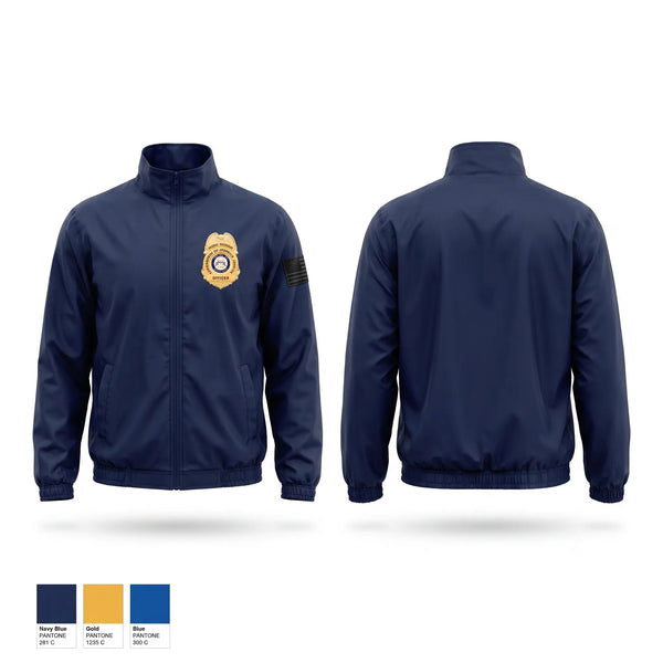 Windbreaker, Office of School Safety, Police, Teamtime, Team time, sublimation, custom sports apparel, team uniforms, spirit wear, spiritwear, sports uniforms, custom shirts, team store, custom team store, fundraiser sports, apparel fundraiser