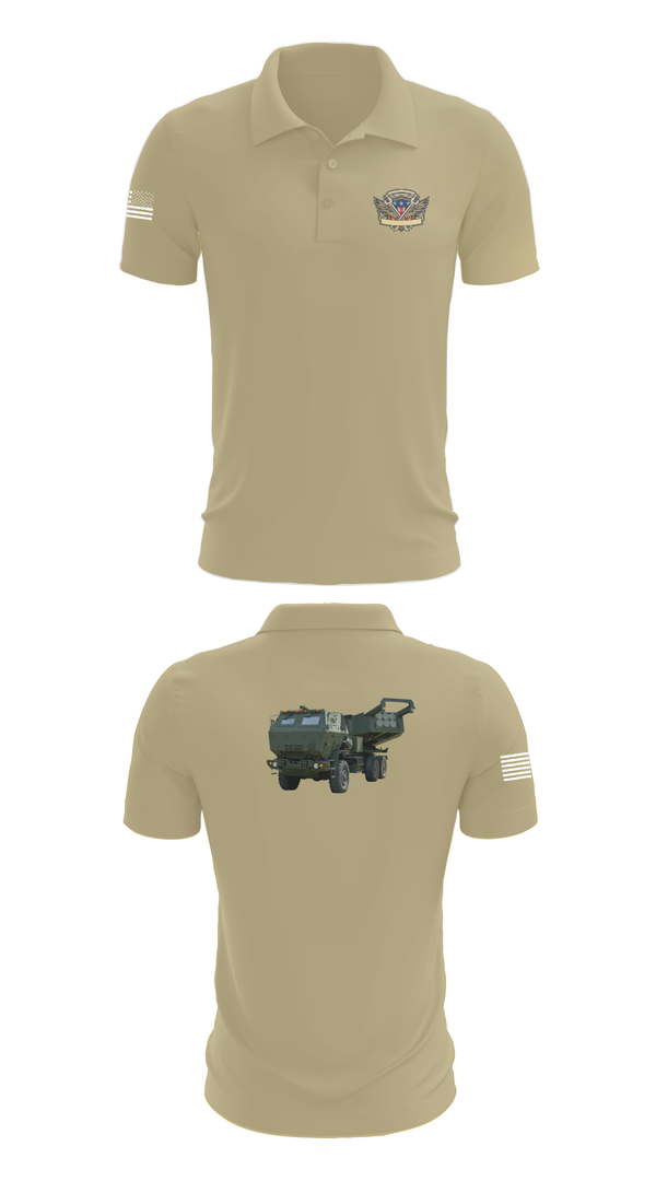 Short Sleeve Performance Polo, 182nd Field Artillery, Army, Teamtime, Team time, sublimation, custom sports apparel, team uniforms, spirit wear, spiritwear, sports uniforms, custom shirts, team store, custom team store, fundraiser sports, apparel fundraiser