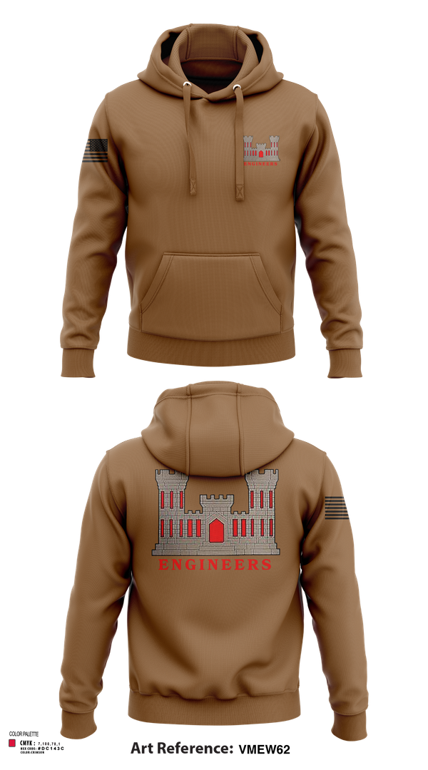 Hoodie, 817th engineer sapper, , Teamtime, Team time, sublimation, custom sports apparel, team uniforms, spirit wear, spiritwear, sports uniforms, custom shirts, team store, custom team store, fundraiser sports, apparel fundraiser