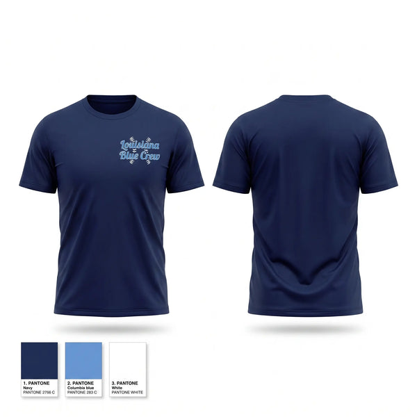 Short Sleeve Performance Shirt, Louisiana Blue Crew, Baseball, Teamtime, Team time, sublimation, custom sports apparel, team uniforms, spirit wear, spiritwear, sports uniforms, custom shirts, team store, custom team store, fundraiser sports, apparel fundraiser