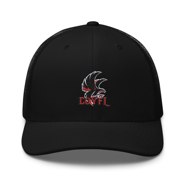 Carteret-Onslow Youth Football & Cheer League (COYFL) Falcons 65584238 Retro Trucker Hat | Yupoong 6606