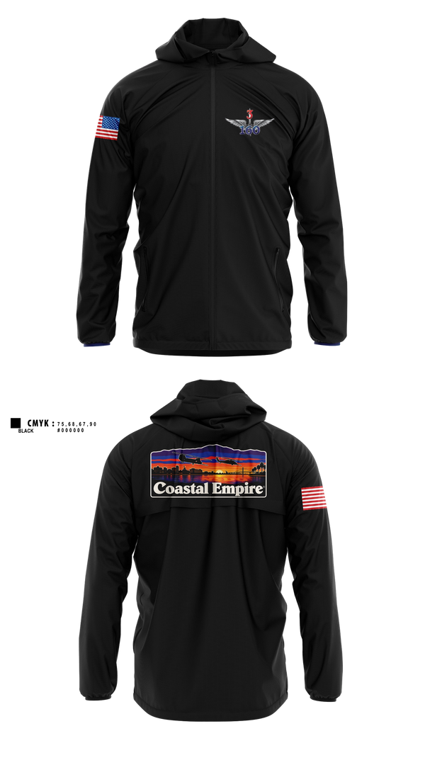 Windbreaker, 3/160th SOAR, Army, Teamtime, Team time, sublimation, custom sports apparel, team uniforms, spirit wear, spiritwear, sports uniforms, custom shirts, team store, custom team store, fundraiser sports, apparel fundraiser
