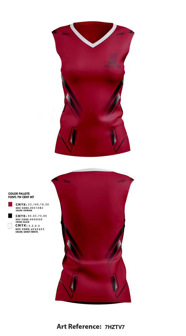 Sleeveless Performance Shirt, Hastings College Broncos Volleyball, Women's Volleyball, Teamtime, Team time, sublimation, custom sports apparel, team uniforms, spirit wear, spiritwear, sports uniforms, custom shirts, team store, custom team store, fundraiser sports, apparel fundraiser