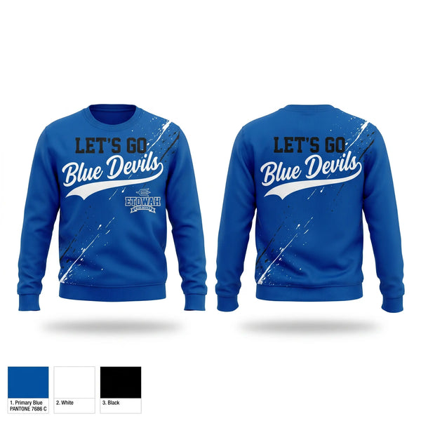 Crew Neck Sweatshirt, Etowah, Spirit Store, Teamtime, Team time, sublimation, custom sports apparel, team uniforms, spirit wear, spiritwear, sports uniforms, custom shirts, team store, custom team store, fundraiser sports, apparel fundraiser