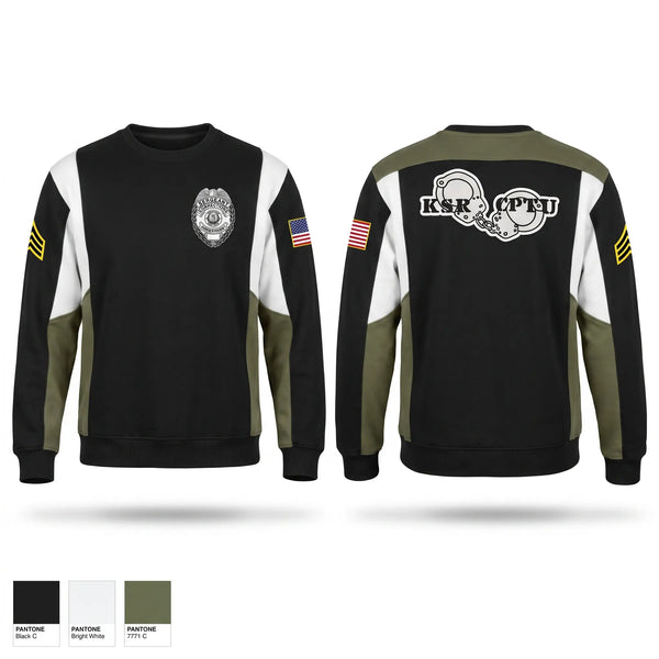 Crew Neck Sweatshirt, KYDOC, Police, Teamtime, Team time, sublimation, custom sports apparel, team uniforms, spirit wear, spiritwear, sports uniforms, custom shirts, team store, custom team store, fundraiser sports, apparel fundraiser