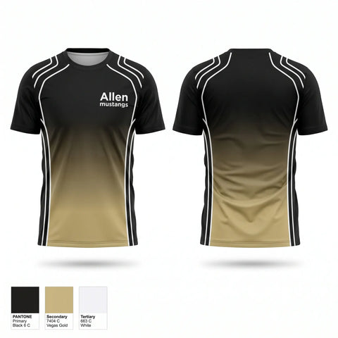 Short Sleeve Performance Shirt, Allen mustangs, Cheer, Teamtime, Team time, sublimation, custom sports apparel, team uniforms, spirit wear, spiritwear, sports uniforms, custom shirts, team store, custom team store, fundraiser sports, apparel fundraiser
