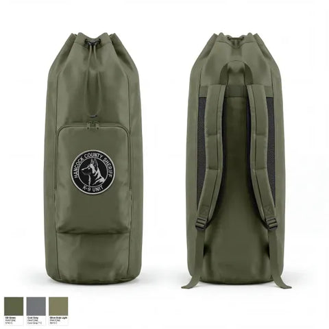 Gear Bag, Hancock County Sheriffs Department, Police, Teamtime, Team time, sublimation, custom sports apparel, team uniforms, spirit wear, spiritwear, sports uniforms, custom shirts, team store, custom team store, fundraiser sports, apparel fundraiser