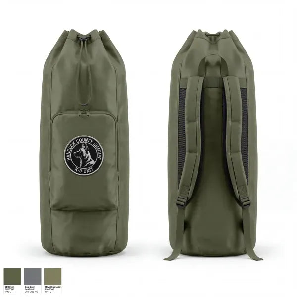 Gear Bag, Hancock County Sheriffs Department, Police, Teamtime, Team time, sublimation, custom sports apparel, team uniforms, spirit wear, spiritwear, sports uniforms, custom shirts, team store, custom team store, fundraiser sports, apparel fundraiser