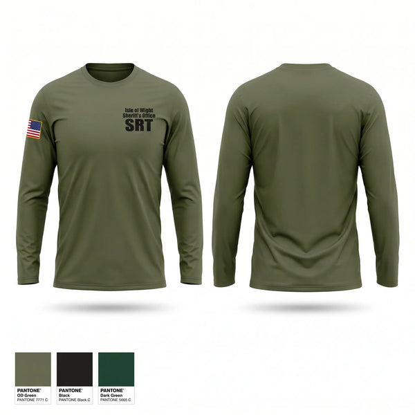 Long Sleeve Performance Shirt, Isle of Wight Sheriff’s Office SRT, Police, Teamtime, Team time, sublimation, custom sports apparel, team uniforms, spirit wear, spiritwear, sports uniforms, custom shirts, team store, custom team store, fundraiser sports, apparel fundraiser