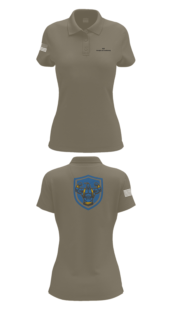 Womens Short Sleeve Performance Polo, 3rd Chemical Brigade H2F, Army, Teamtime, Team time, sublimation, custom sports apparel, team uniforms, spirit wear, spiritwear, sports uniforms, custom shirts, team store, custom team store, fundraiser sports, apparel fundraiser